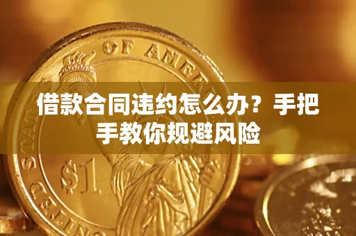 济南借款合同违约怎么办？手把手教你规避风险