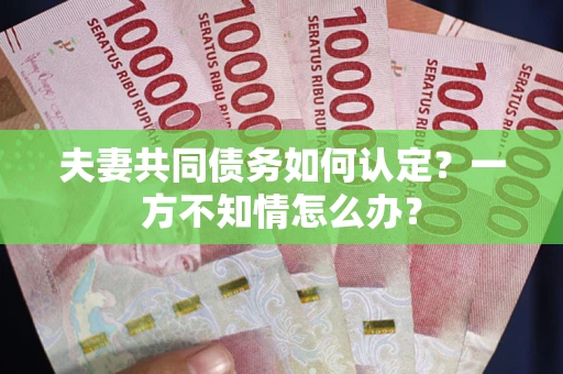 济南夫妻共同债务如何认定？一方不知情怎么办？