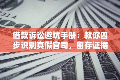 济南借款诉讼避坑手册：教你四步识别真假官司，留存证据不踩雷
