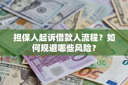 济南担保人起诉借款人流程？如何规避哪些风险？