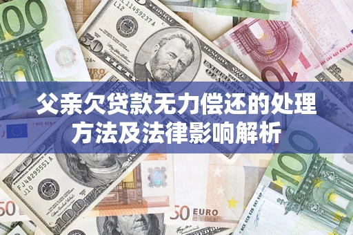 济南父亲欠贷款无力偿还的处理方法及法律影响解析