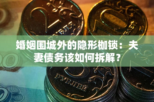 济南婚姻围城外的隐形枷锁：夫妻债务该如何拆解？